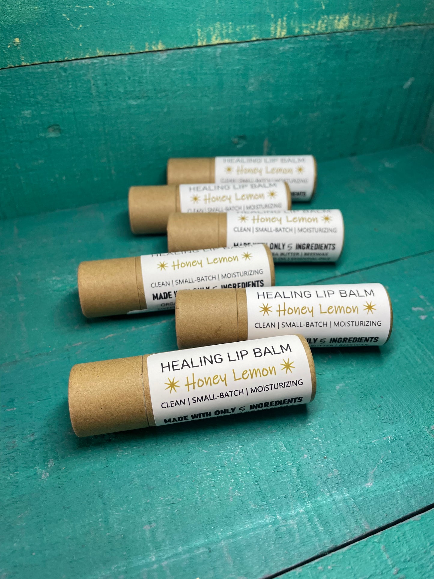 BULK Lip Balms | 5 PACK & 10 PACK | COMPOSTABLE Cardboard Tubes | Deeply Moisturizing | Creamy Texture | Sustainable PLANET-FRIENDLY Packaging | Heal Chapped Lips | Custom Chapstick