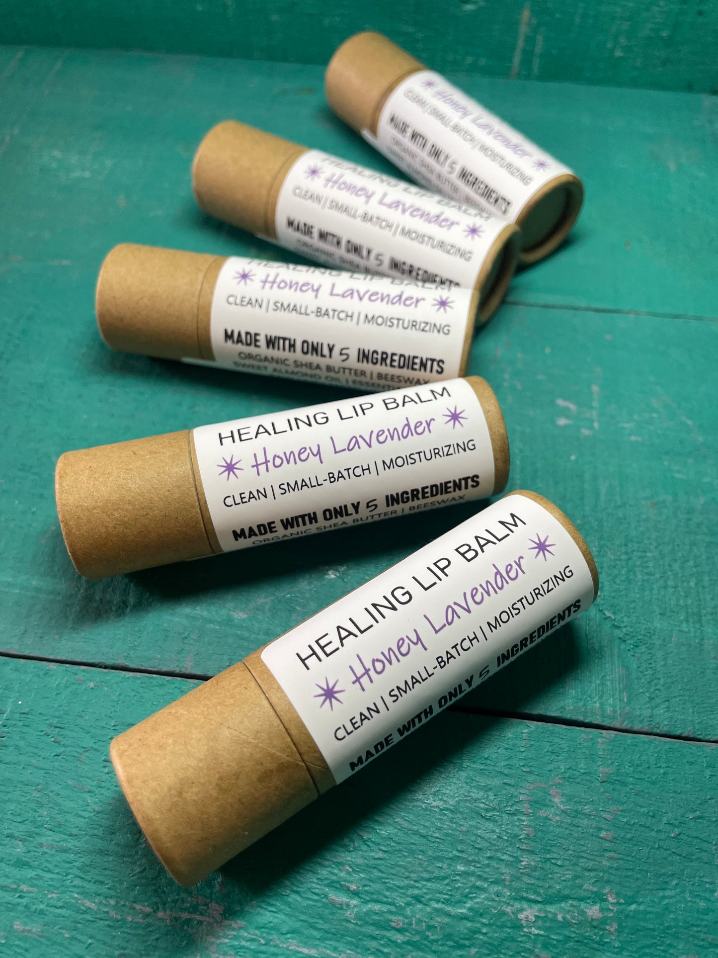 Lip Balms | COMPOSTABLE Cardboard | Deeply Moisturizing | Creamy | Sustainable PLANET-FRIENDLY | Clean Lip Balms / Chapstick | Heal Dry Chapped Lips!