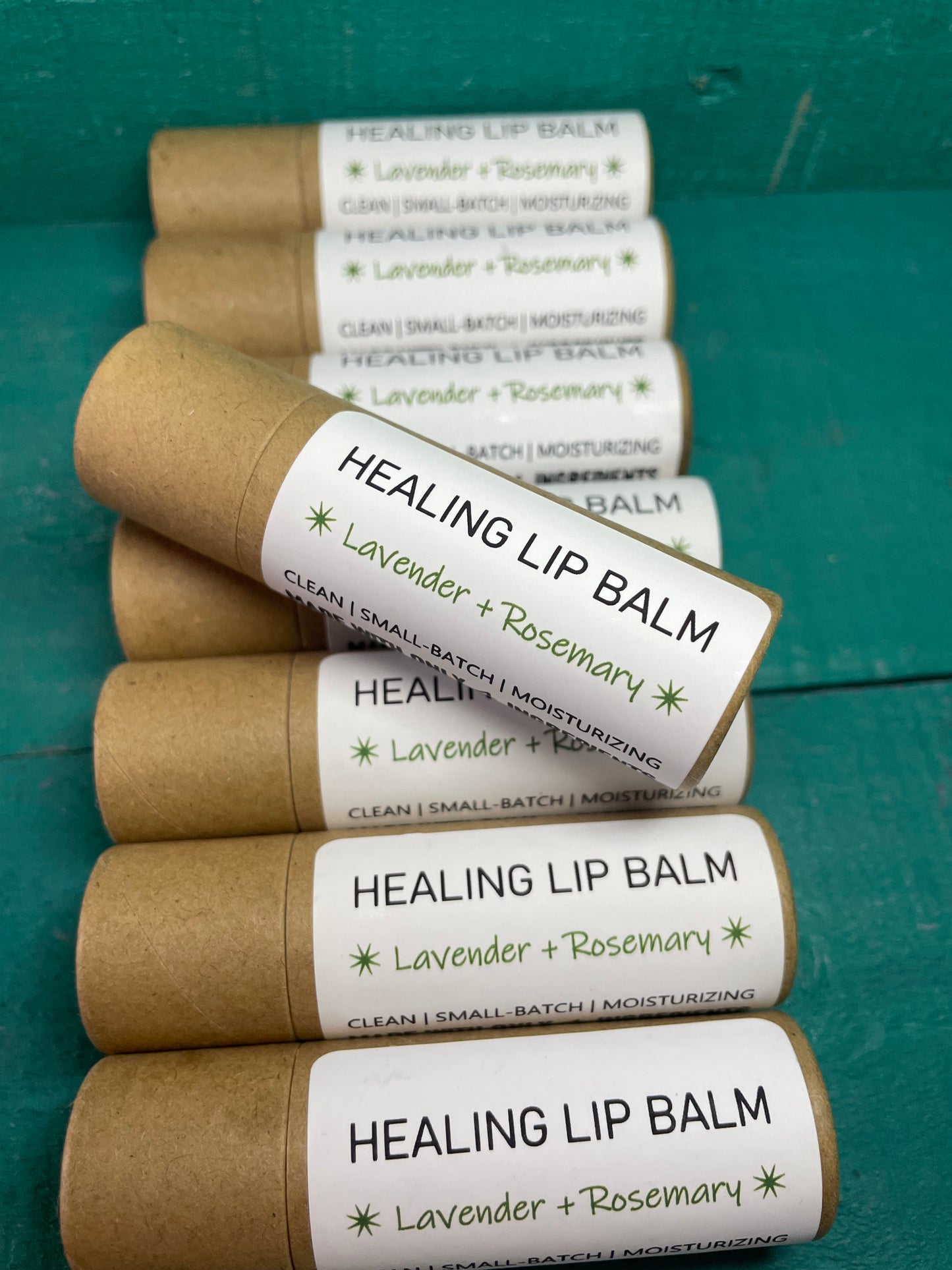 BULK Lip Balms | 5 PACK & 10 PACK | COMPOSTABLE Cardboard Tubes | Deeply Moisturizing | Creamy Texture | Sustainable PLANET-FRIENDLY Packaging | Heal Chapped Lips | Custom Chapstick