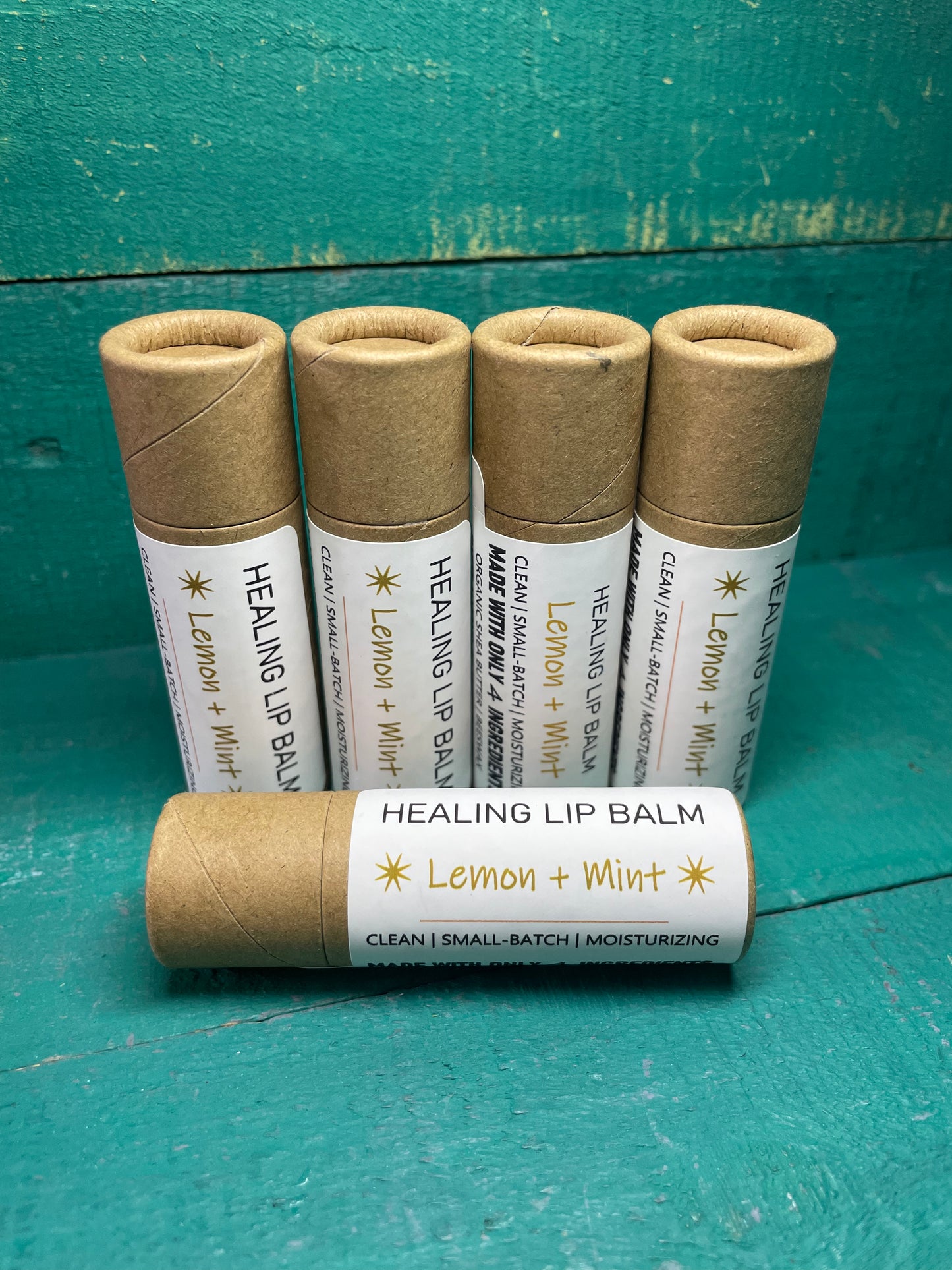 Lip Balms | COMPOSTABLE Cardboard | Deeply Moisturizing | Creamy | Sustainable PLANET-FRIENDLY | Clean Lip Balms / Chapstick | Heal Dry Chapped Lips!