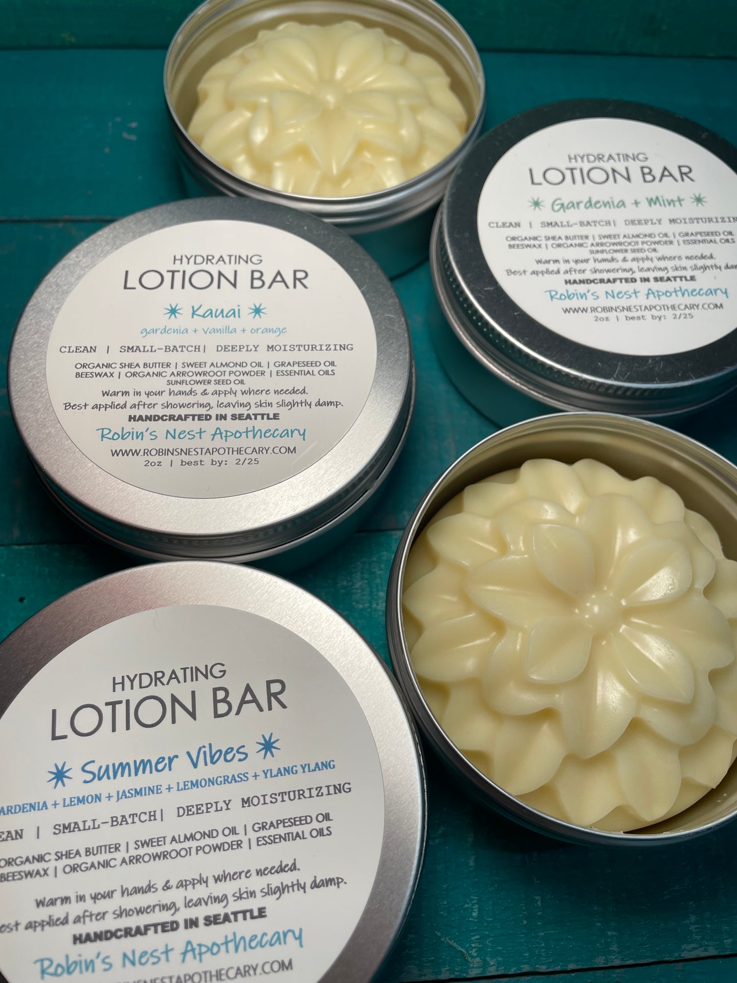 Lotion Bars | Soothe Eczema | DEEPLY HYDRATING | Flower Lotion Bar | CLEAN Skincare