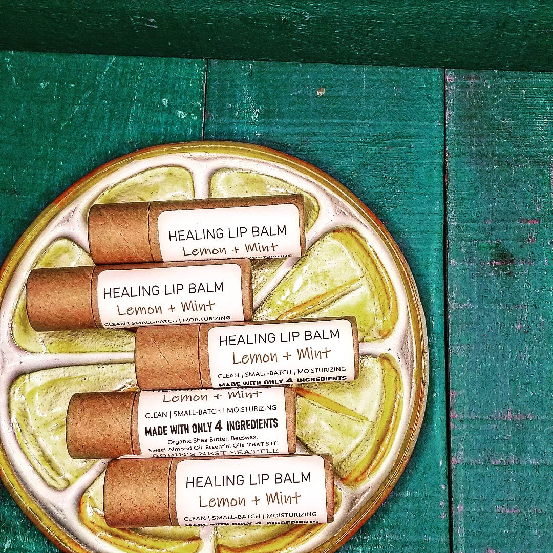 Lip Balms | COMPOSTABLE Cardboard | Deeply Moisturizing | Creamy | Sustainable PLANET-FRIENDLY | Clean Lip Balms / Chapstick | Heal Dry Chapped Lips!