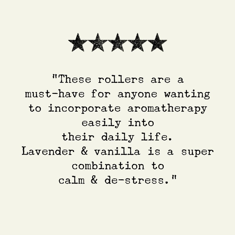 CLEAN Essential Oil Rollers | Vegan | Only 2 Ingredients | Natural Perfume | Aromatherapy | Natural Pain Relief