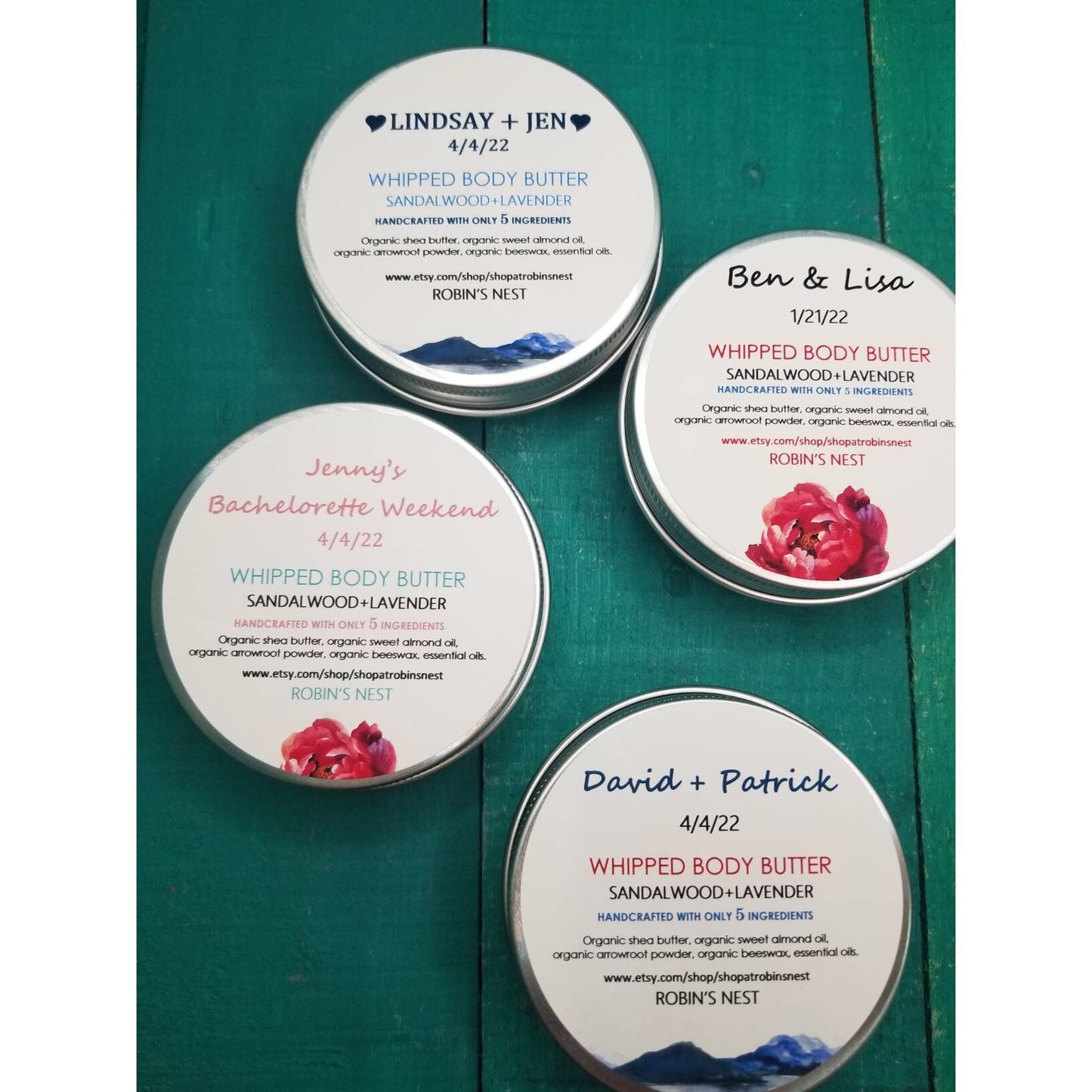 BULK Whipped Body Butters | Soothe Dry, Sensitive Skin & Eczema! | ONLY 5 Pure Ingredients | CUSTOM LABELS | PARTY FAVORS