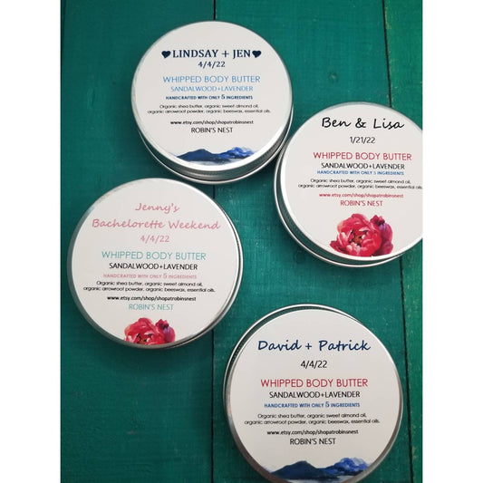 BULK Body Balms | 10 PACK & 20 PACK | Soothe Dry, Sensitive Skin & Eczema! | Party Favors | Bachelorette Party | Girl's Weekend Favor | Custom Labels