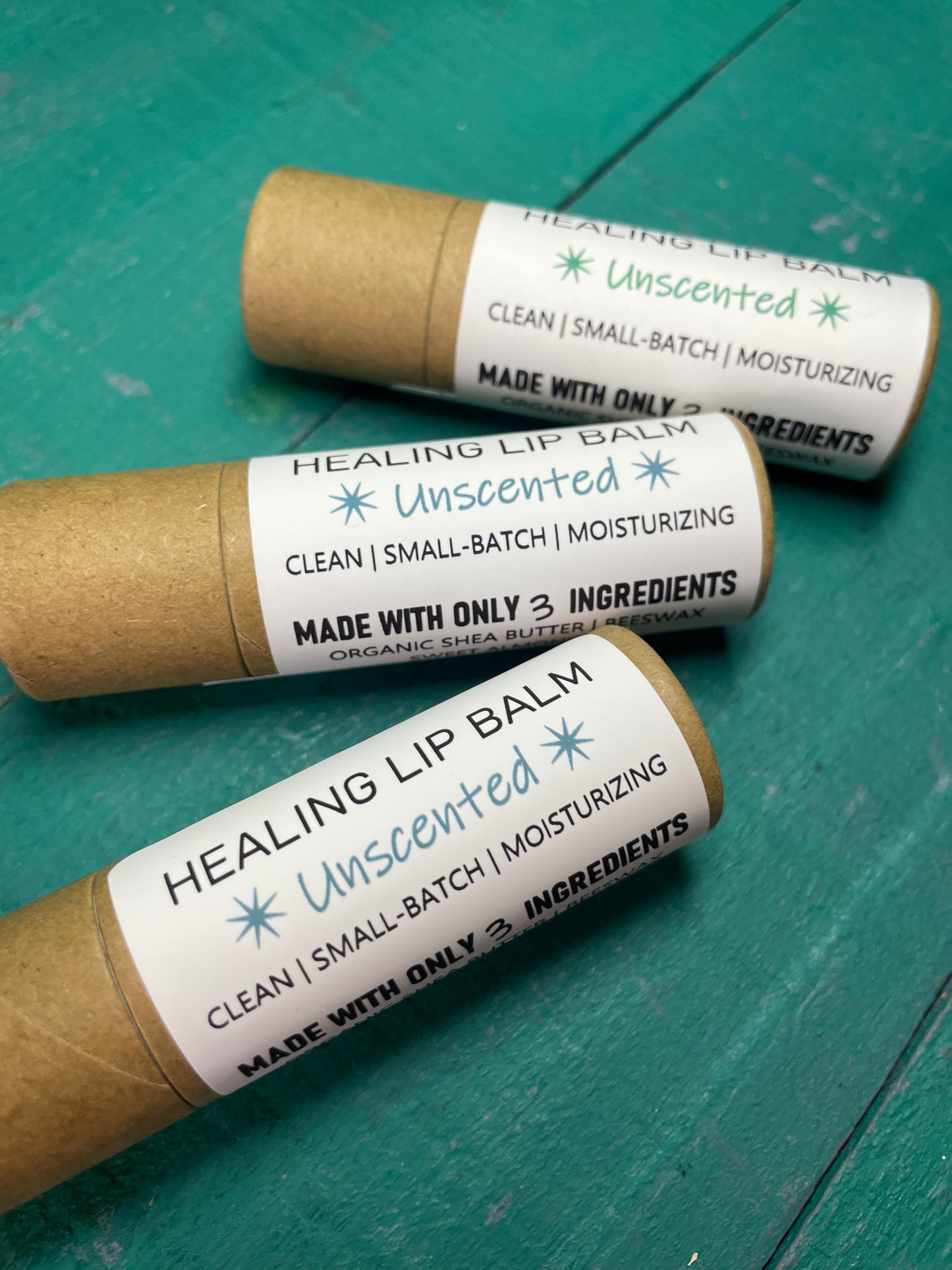 Lip Balms | COMPOSTABLE Cardboard | Deeply Moisturizing | Creamy | Sustainable PLANET-FRIENDLY | Clean Lip Balms / Chapstick | Heal Dry Chapped Lips!
