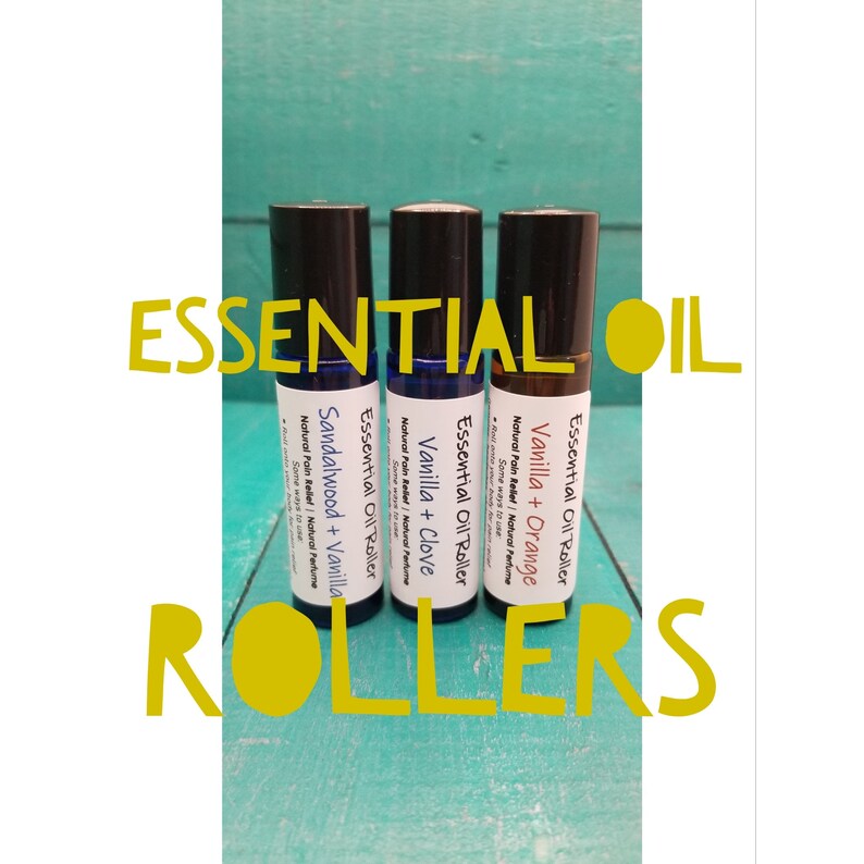 CLEAN Essential Oil Rollers | Vegan | Only 2 Ingredients | Natural Perfume | Aromatherapy | Natural Pain Relief