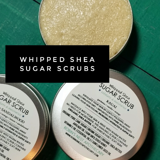 Whipped Shea Sugar Scrubs | SUPER HYDRATING | Exfoliate + Moisturize | BABY SOFT Skin! | Our MOST HYDRATING product!